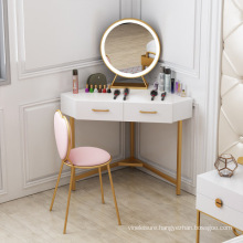 Nordic minimalist iron dressing table bedroom makeup table and chair